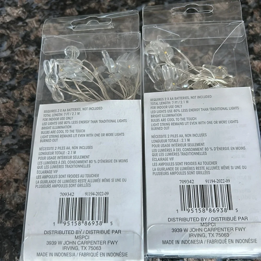 ASHLAND EASTER STRING LIGHTS SET OF 2 NWT